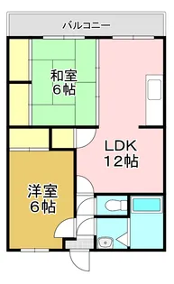 ドリームマンション優【2階】の間取り