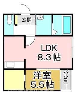 ウェルフォアシアン【1階】の間取り