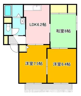ドミールルナ【1階】の間取り