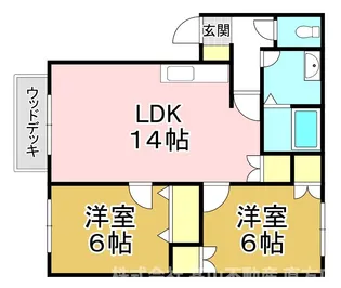 エクセレントK C【2階】の間取り