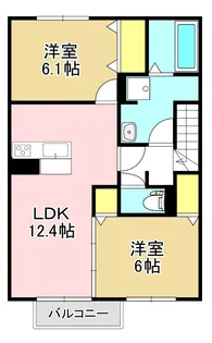 D-room馬場山【2階】の間取り