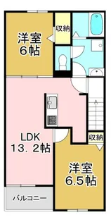 ネオンビオスⅡ【2階】の間取り