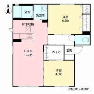 エスポワールT・S B棟【2階】の間取り