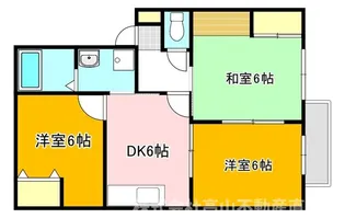 ソレアード星ヶ丘Ⅱ【2階】の間取り