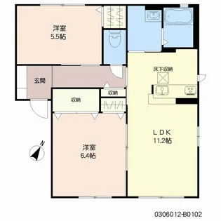 スクーデリア2006 B棟【1階】の間取り