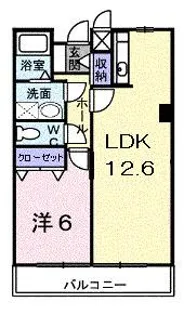 トレゾール野面【2階】の間取り