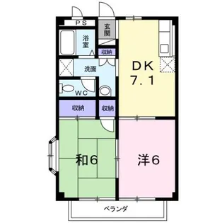 ファミール星ヶ丘【2階】の間取り
