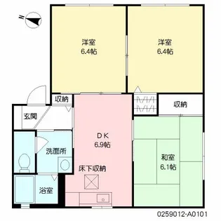 アルト リザイヤ A【2階】の間取り