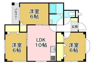 和楽壱番館【3階】の間取り