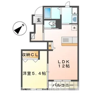 エルガーデン【1階】の間取り