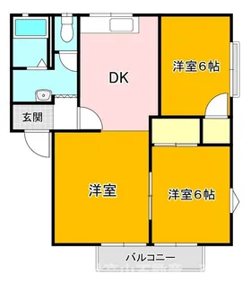 レーベンハイム【1階】の間取り