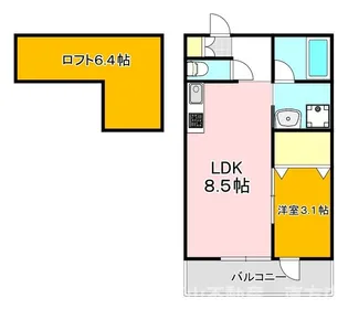 Lindy Tonno【2階】の間取り