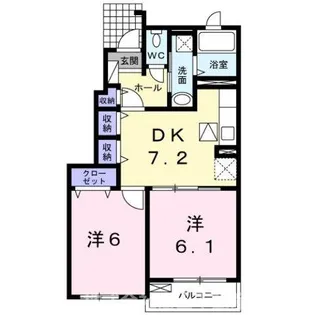 スターヒルⅡ【1階】の間取り