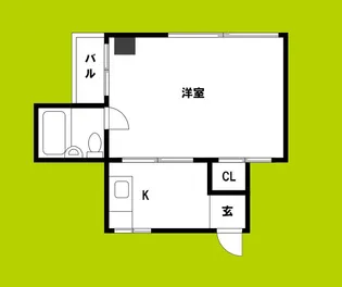 帝塚山ハイツ【6階】の間取り