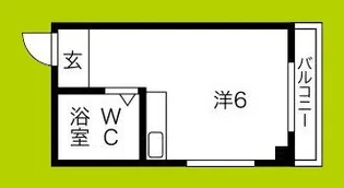 アパートメント住吉III【3階】の間取り