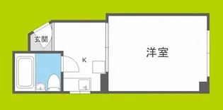 OLA COURT西田辺【2階】の間取り