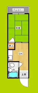 柳ハイツ【2階】の間取り