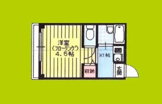 プチコート今里【3階】の間取り