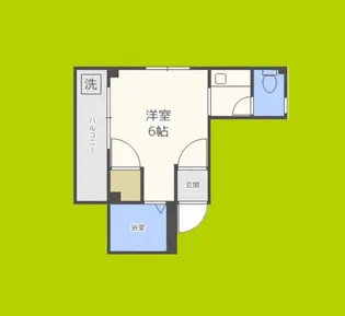 ベルコート勝山【3階】の間取り