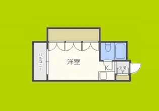 大国町池田マンション【7階】の間取り