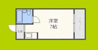 渡辺マンション【1階】の間取り