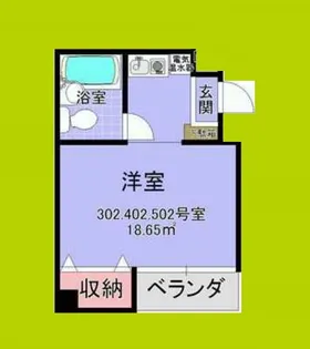 タカミビル【3階】の間取り