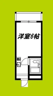 オーシャン今里【8階】の間取り