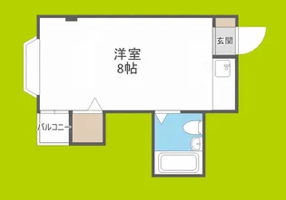 シャイン廣瀬【2階】の間取り