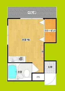ム−ンライト大桐【5階】の間取り