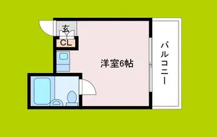 COOP ABBEY【4階】の間取り