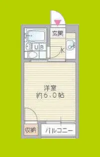 シャトルスギモト【1階】の間取り