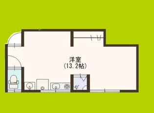 ノワール中島【2階】の間取り