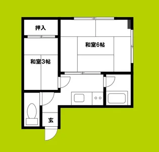白玉マンション【3階】の間取り