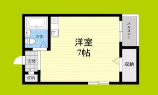 ハウスアイ神崎川【4階】の間取り