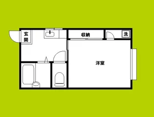 レガーロ北津守【2階】の間取り