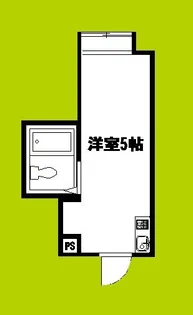 ジオナ深江橋【6階】の間取り
