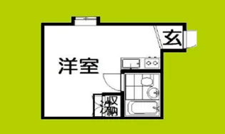 シティアーク北堀江【4階】の間取り