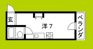 シティーアーク日本橋【2階】の間取り