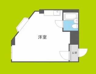 大宝 北天満ロイヤルハイツ【4階】の間取り