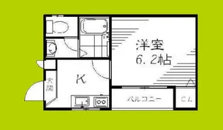 エトワルK中宮【1階】の間取り