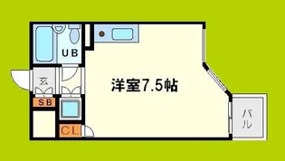 ライオンズマンション南方【3階】の間取り