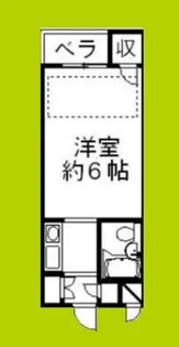 ポアール住之江【5階】の間取り