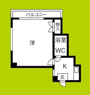 かねまつ東三国マンション【4階】の間取り