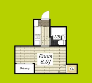 グランピア日本橋【4階】の間取り