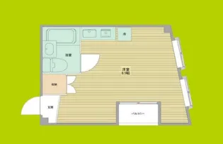 マンションロッヂ【4階】の間取り