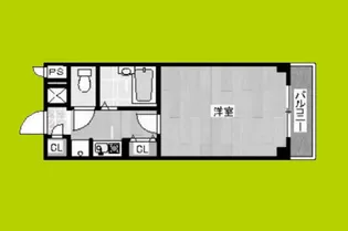 グランヴィ天王寺【7階】の間取り