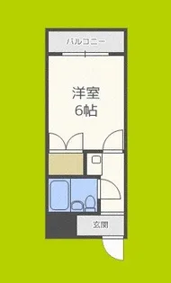 グランドコート新大阪【6階】の間取り