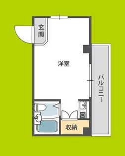 メゾン真法院【4階】の間取り