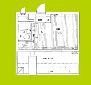 リーガル塚本3【5階】の間取り