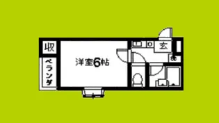 プチメゾン南【2階】の間取り